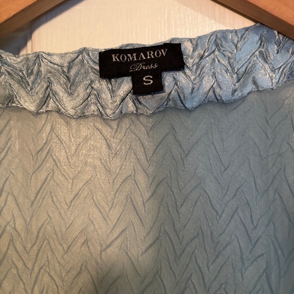 Light Blue Komarov Dress and Cardigan Set - Picture 5 of 15